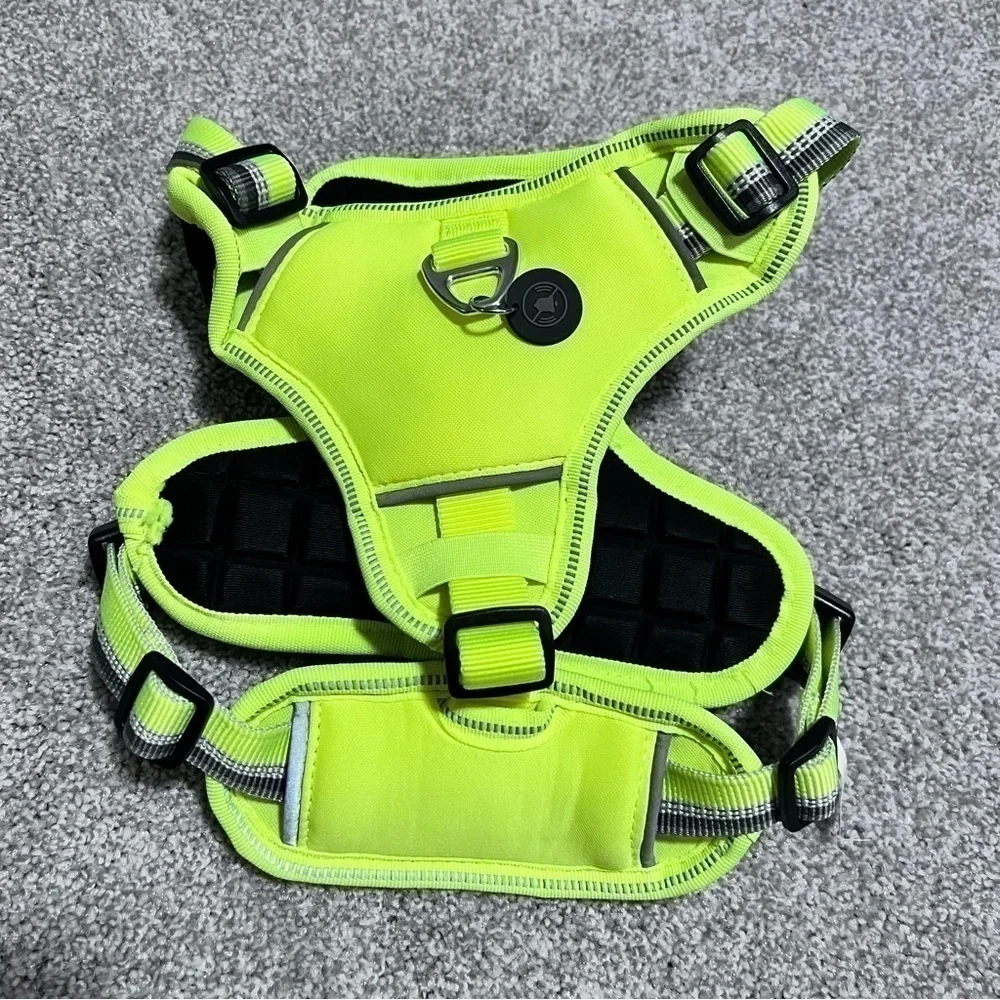 💚NWOT neon neoprene sports harness size small